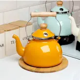 کتری لعابی طرح انگلیش هوم
