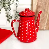 قوری یا کتری بلند لعابی خالخالی