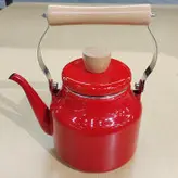 کتری لعابی دسته بامبو