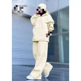 ست هودی و شلوار بگ گشاد دورس تو کرکی فری سایز ۳۶ تا ۴۴