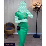 پیراهن تونیک ماکسی بلند آستین کوتاه فانریپ کبریتی قد ۱۳۰ فری سایز ۳۶ تا ۴۴