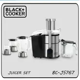 آبمیوه گیری و مخلوط کن چهار کاره بلک کوکر مدل BC-JS767