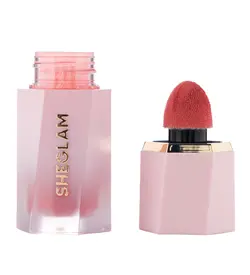 رژگونه مایع شیگلم رنگ لاو کیک مات مدل Liquid Blush Matte حجم 5 میل