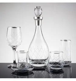 سرویس پارچ و لیوان آب خوری ۱۲ نفره ۶۱ پارچه Decores Home ترکیه