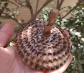 قندان طرح بلوط متریال چوب سرسخت راش گرجستان/سایز۱