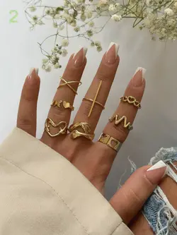 انگشتر پکی ، انگشتر پکی زنانه، انگشتر استیل ، انگشتر ، بدلیجات، اکسسوری