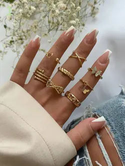 انگشتر پکی، انگشتر پکی زنانه، انگشتر زنانه، انگشتر، بدلیجات، اکسسوری