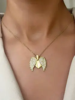 گردنبند استیل طرح قلب، گردنبند استیل شیک و زیبا،گردنبند استیل ، گردنبند، اکسسوری، بدلیجات