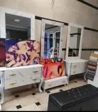 میز وآینه آرایشگاهی ست کامل
