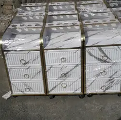 ترولی چوبی وکیوم در دورنگ سفید ومشکی سایز بزرگ