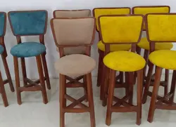 صندلی اپن چوبی مدل لهستانی پارچه خور