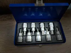 جعبه بکس آلنی ستاره ای 9پارچه اسکای