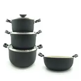 سرویس قابلمه و ماهیتابه گرانیتی 7 پارچه اطلسی