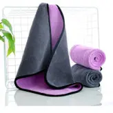 حوله دستمال نظافت خودرو و منزل میکروفایبر ۷۰ گرمی مدل 40×30