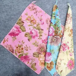 حوله میکروفایبر دست و صورت و نظافت خودرو و آشپزخانه طرح گل سایز 40×40 سانتی متری