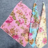 حوله میکروفایبر دست و صورت و نظافت خودرو و آشپزخانه طرح گل سایز 40×40 سانتی متری