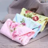 حوله میکروفایبر دست و صورت و نظافت خودرو و آشپزخانه طرح گل سایز 40×40 سانتی متری