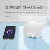 دستگاه بخور سرد فانتزی طرح فیل سفید و صورتی