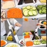 رنده رومیزی (خردکن دستی) چند کاره ماندولین اصلی (رنده دستی چند کاره - اسلایسر دستی)