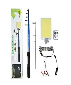 چراغ کمپینگ cob بدون کیف، لنسری (فیش لایت _ تلسکوپی) پایه دار 360 درجه لایت مدل FR-03