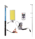 چراغ کمپینگ cob بدون کیف، لنسری (فیش لایت _ تلسکوپی) پایه دار 360 درجه لایت مدل FR-03