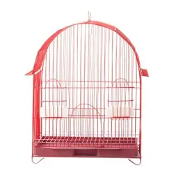 قفس پرندگان مدل طاق گرد متوسط طلایی