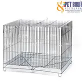 قفس پرندگان مدل بازاری بزرگ با کفی پلاستیکی