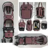 ست کالسکه 3 تکه دلیجان کالسکه و کریر و کوله