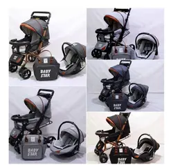 ست کالسکه کریر کوله پشتی لوازم نوزاد برند دلیجان تشک اعلا