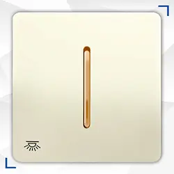 کلید تک پل آسیا مدل کریستال صدفی طلایی