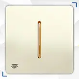 کلید تک پل آسیا مدل کریستال صدفی طلایی