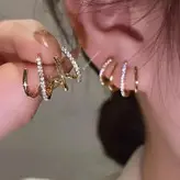 گوشواره چنگکی کره ای کد ۲۲۱۶