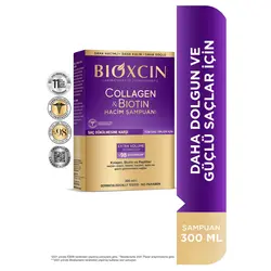شامپو حجم دهنده مو بیوکسین حاوی کلاژن و بیوتین 300 میل