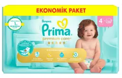 پوشک پریما لهستان سایز 4 بسته 46 عددی