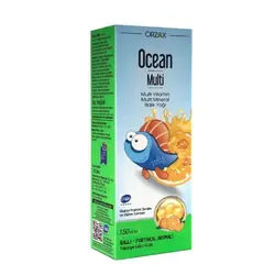 شربت مولتی ویتامین مینرال اوشن Ocean با طعم عسل و پرتقال 150 میل