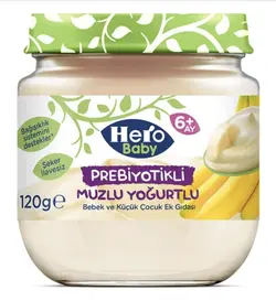 پوره ماست و موز هروبیبی +۶ماه