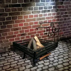 آتشدان (فایرپیت) هیزمی پایه چدنی مدل F-67