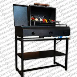 باربیکیو گازی زغالی 80 الی 100 سانت سایز M + گارانتی