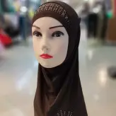 مقنعه دخترانه دو تیکه مناسب سن 2 تا 7سال با رنگبندی متفاوت