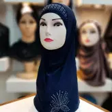 مقنعه دخترانه دو تیکه مناسب سن 2 تا 7سال با رنگبندی متفاوت