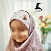 مقنعه دخترانه گرم مقنعه دوتیکه تولید برای اولین بار در ایران مقنعه دوتیکه گلدوزی شیک