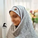 مقنعه دخترانه گرم مقنعه دوتیکه تولید برای اولین بار در ایران مقنعه دوتیکه گلدوزی شیک