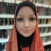 مقنعه شالدار نوجوان