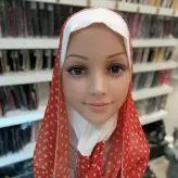 مقنعه شالدار نوجوان