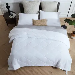 لحاف لایت الیاف میکروژل یک نفره LS1530 سایز 160cm*220cm با وزن 2200گرم الیاف درجه یک