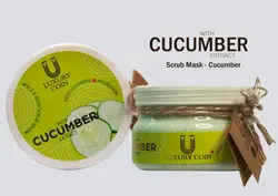 ماسک اسکراب صورت و بدن خیار لاکچری کوین | Luxury Coin