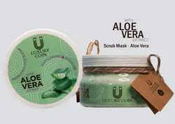 ماسک اسکراب صورت و بدن آلوئه ورا لاکچری کوین | Luxury Coin