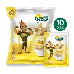 پک 10 ساشه اوتمیل زنجبیل فدوکس