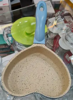 تابه تکدسته نوزاد قلبی گرانیت عروس سایز ۱۳ رنگ آبی