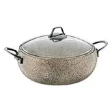 سرویس قابلمه گرانیت خمره ای هفت پارچه او ام اس ترک مدل طوفان شن کد ۳۰۵۱